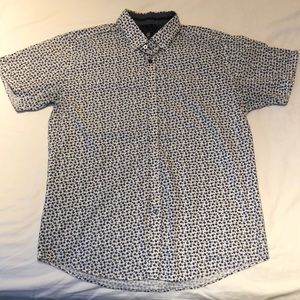 Men’s Floral Short Sleeve Button Down